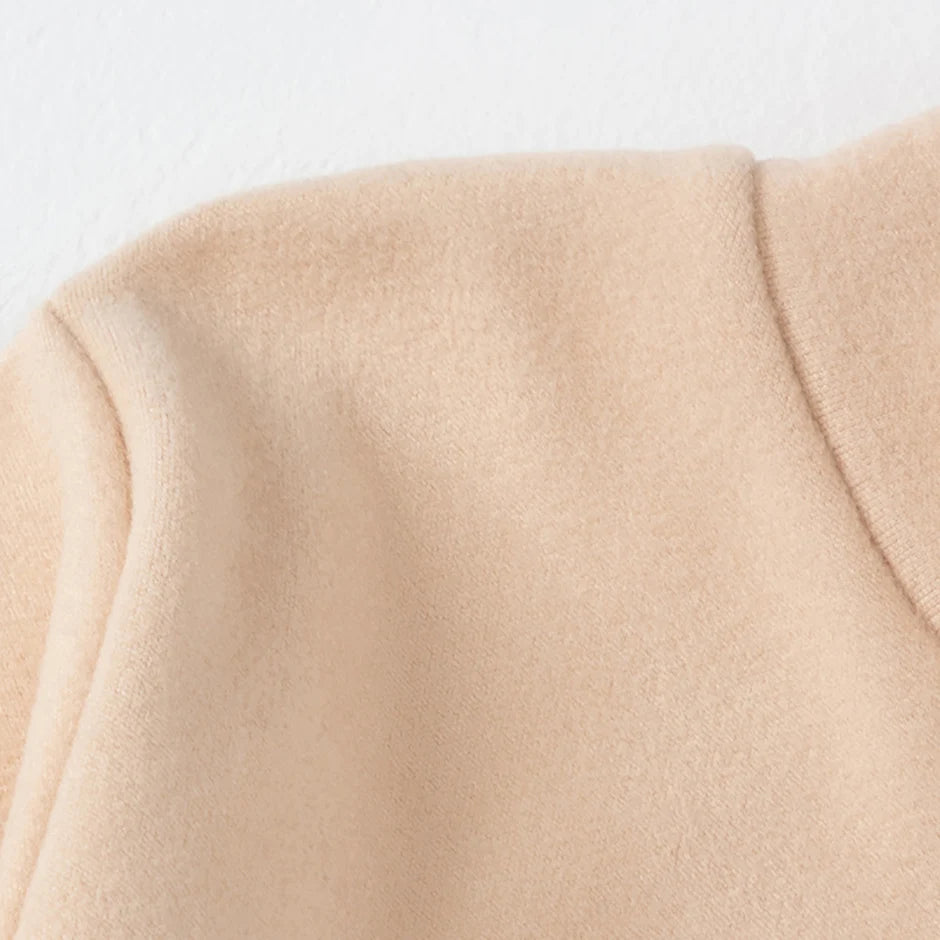Unisex Langarm-T-Shirt mit mittelhohem Kragen  – Schlichtes Basic für Herbst und Winter auch im 3er Pack