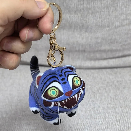 "Kpop Demon Hunters" Tiger-Plüsch-Schlüsselanhänger – Niedliches Plüsch-Spielzeug
