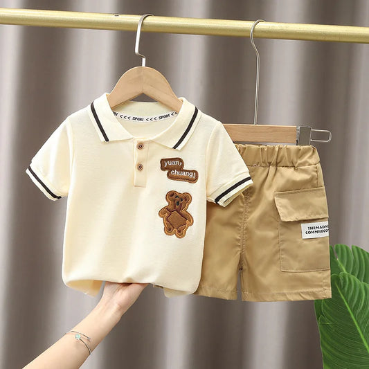 Verschiedene Sets für Babys – Bequemes T-Shirt & Shorts aus Baumwolle