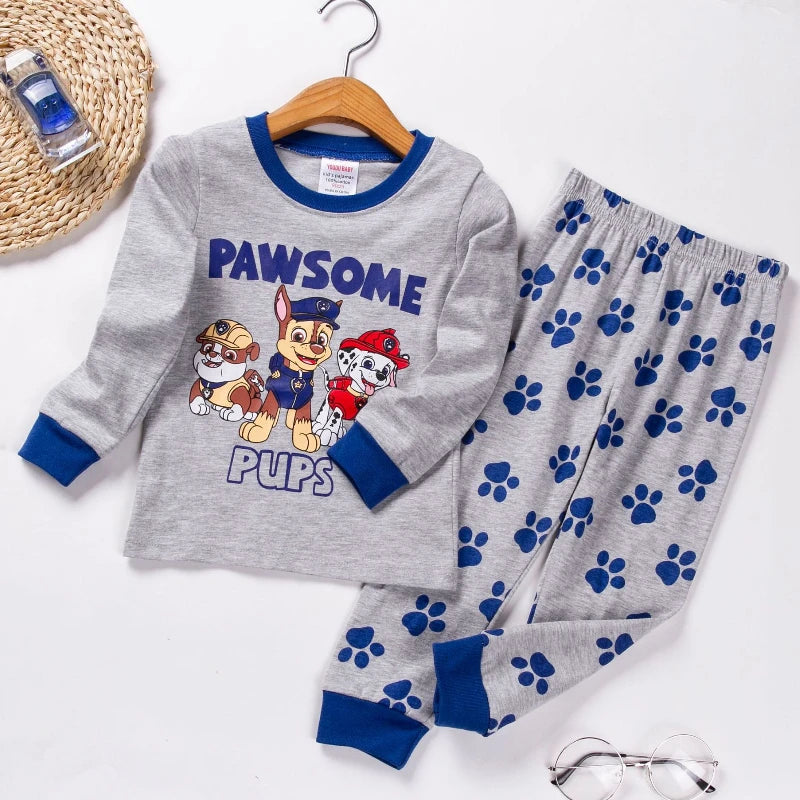 PAW Patrol Kinder-Pyjama-Set – Gemütlicher Schlafanzug für die Übergangszeit