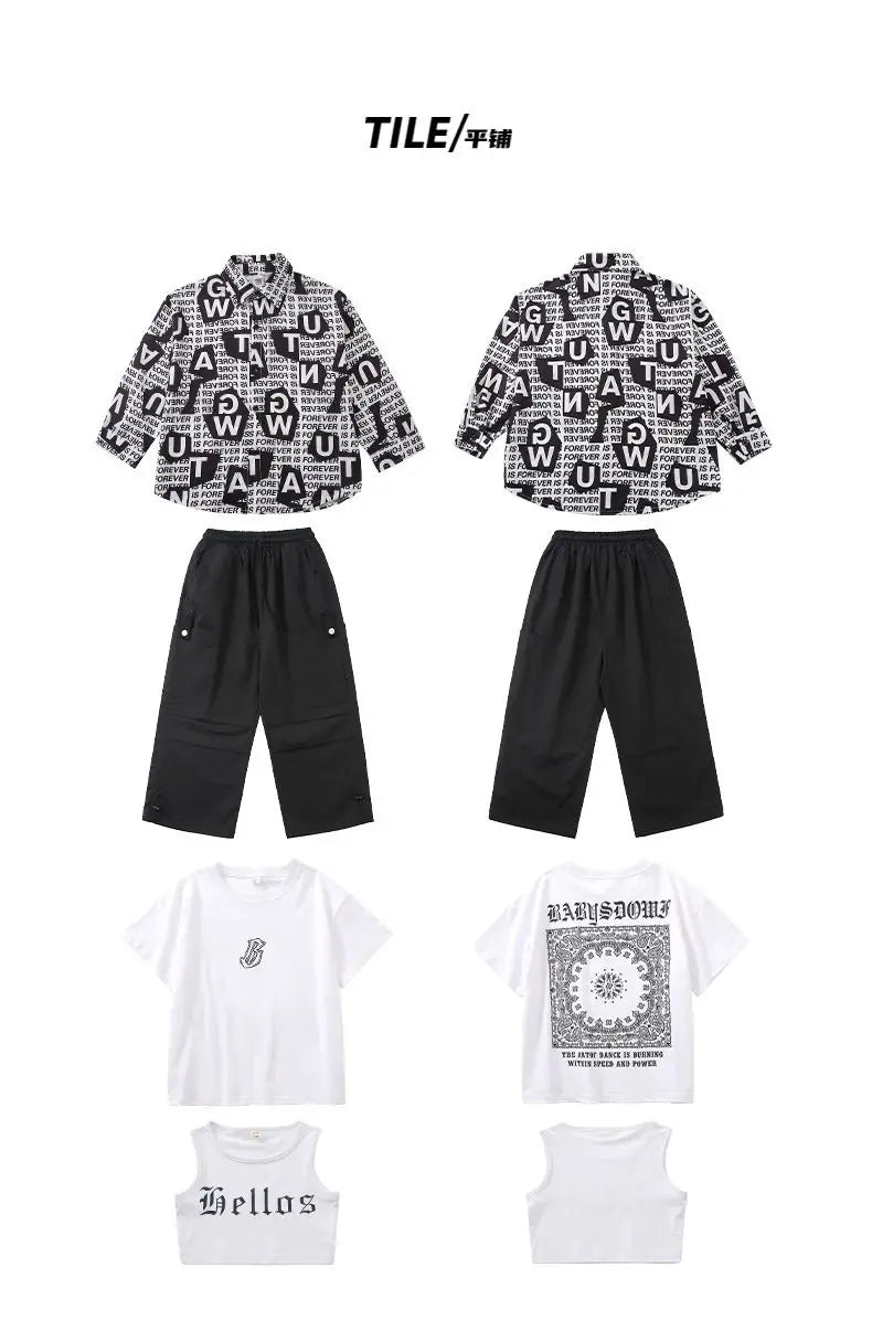 Lässiges Hip-Hop-Set – Streetwear für Jungen und Mädchen