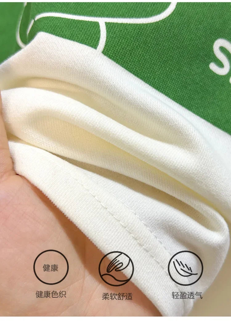 Gestreiftes Sommer-Set für Kinder – Kurzarm-Shirt & Shorts