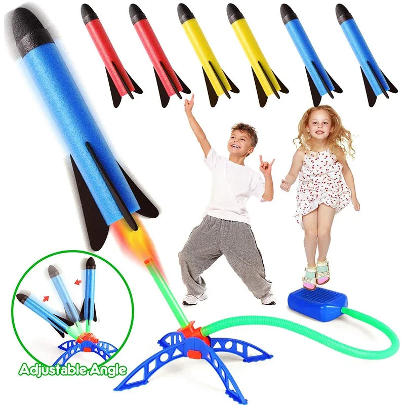 Pump - Rakete  Lass die Kids den Himmel erobern mit unserer coolen Kinder Outdoor Rakete!