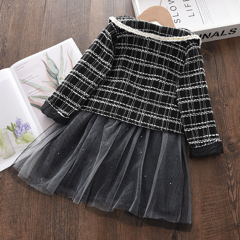 Bear Leader Prinzessinnen-Outfit – 2-teiliges Set aus Kleid und Mantel für den Winter