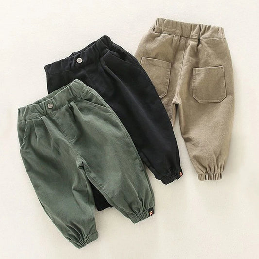 Lässige Jogginghose für Kinder – Bequeme Cargo-Hose mit Kordelzug