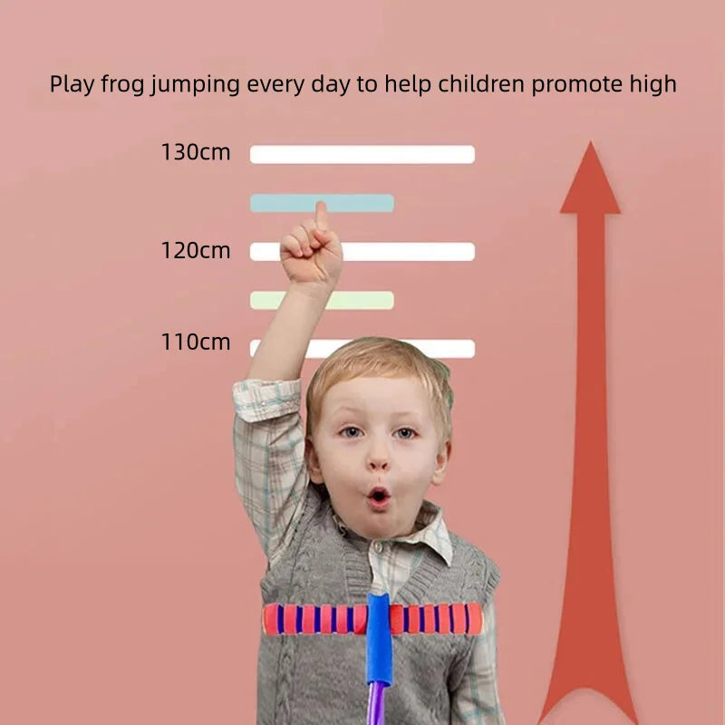 Kinder Hüpffrosch Balance-Spielzeug – Outdoor Spring- und Fitnessspaß für Kinder, mit Soundeffekten, fördert Bewegung und Koordination