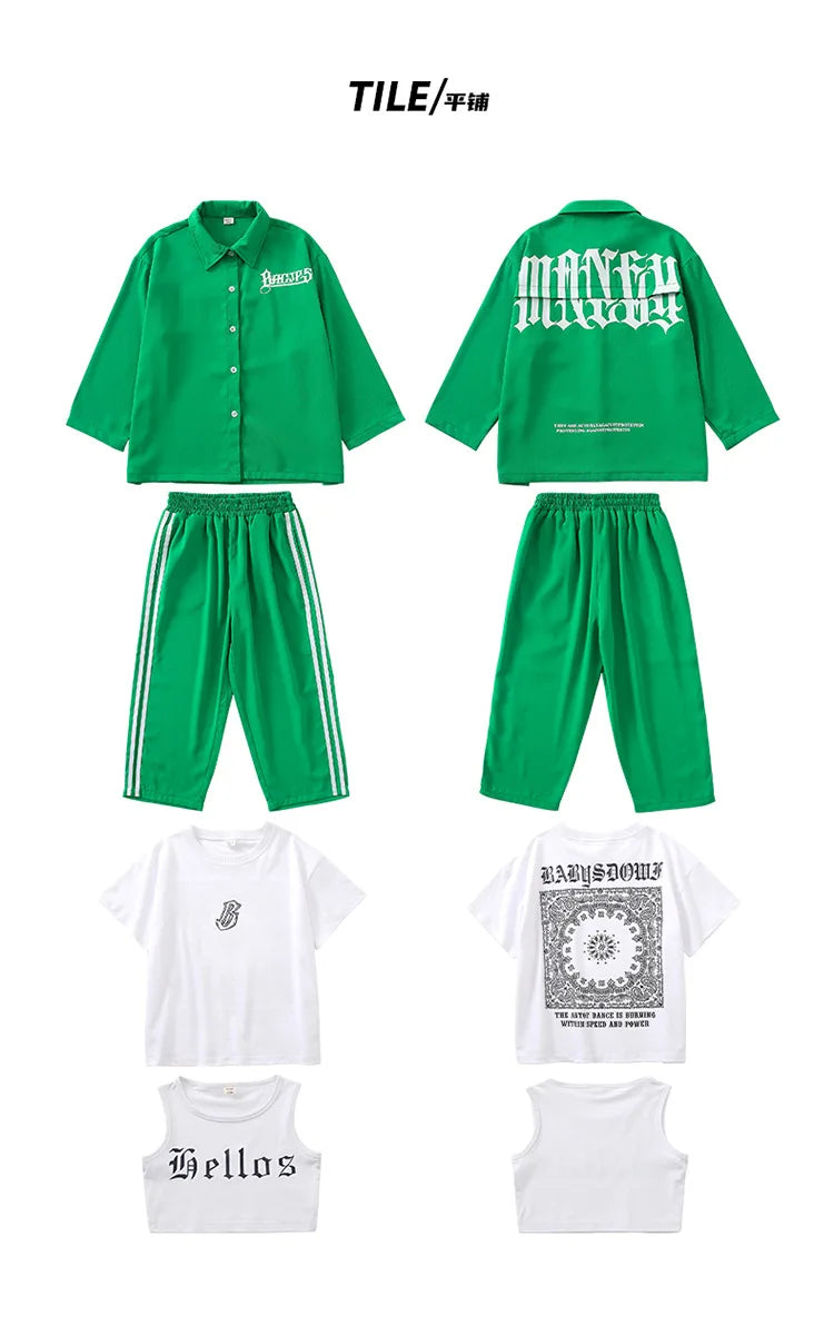 Lässiges Hip-Hop-Set – Streetwear für Jungen und Mädchen