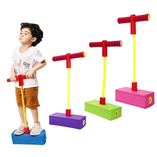 Kinder Hüpffrosch Balance-Spielzeug – Outdoor Spring- und Fitnessspaß für Kinder, mit Soundeffekten, fördert Bewegung und Koordination