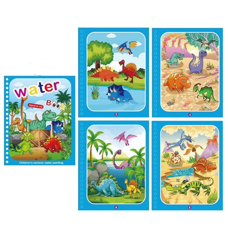 Magisches Wasser-Malbuch – Der saubere Malspaß für Kinder
