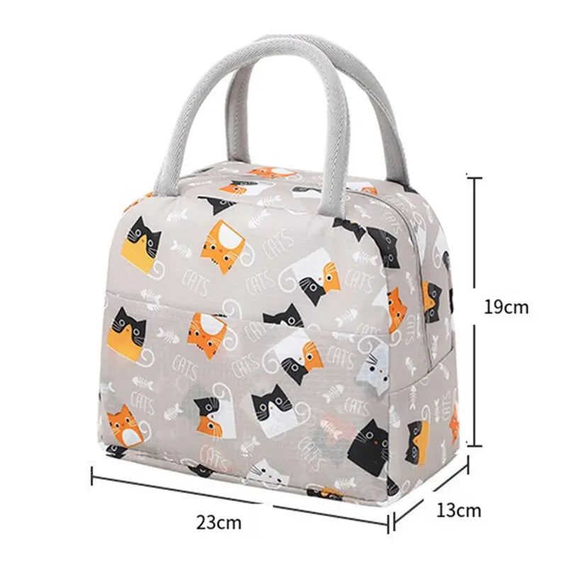 Cartoon Kinder Lunchbox Tasche – Isolierte tragbare Bento Tasche