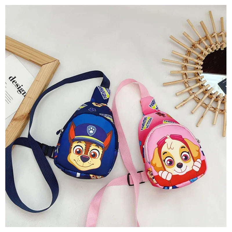 Paw Patrol Brusttasche Kinder Kinder Mini Outdoor Umhängetaschen Jungen Mädchen Paw Patrol Tasche Kostüm Zubehör Studenten Babytasche