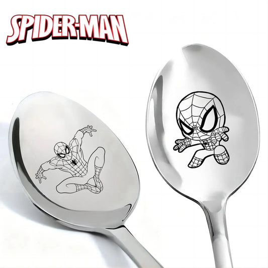 Marvel Spiderman Löffel – Cooler Dessert- & Kaffeelöffel aus Edelstahl