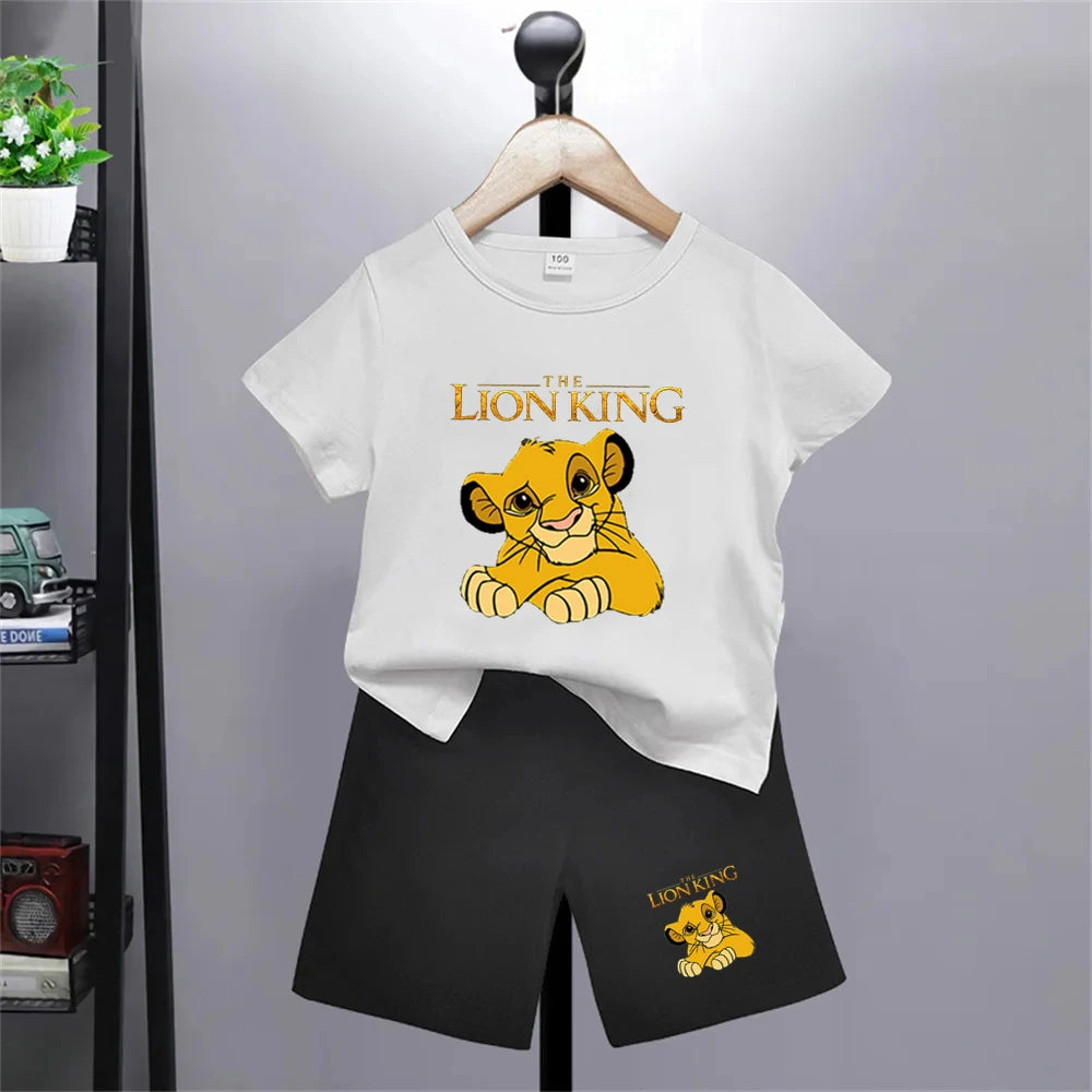Der König der Löwen Simba T-Shirt- und Shorts-Set -Outfit für Kinder