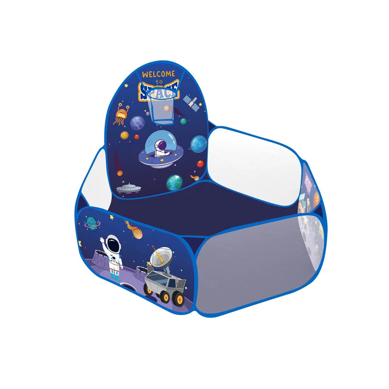 Ballbecken mit Korb ( 1,2 Meter ) – Das coole Indoor- und Outdoor-Spielzeug für Kinder.