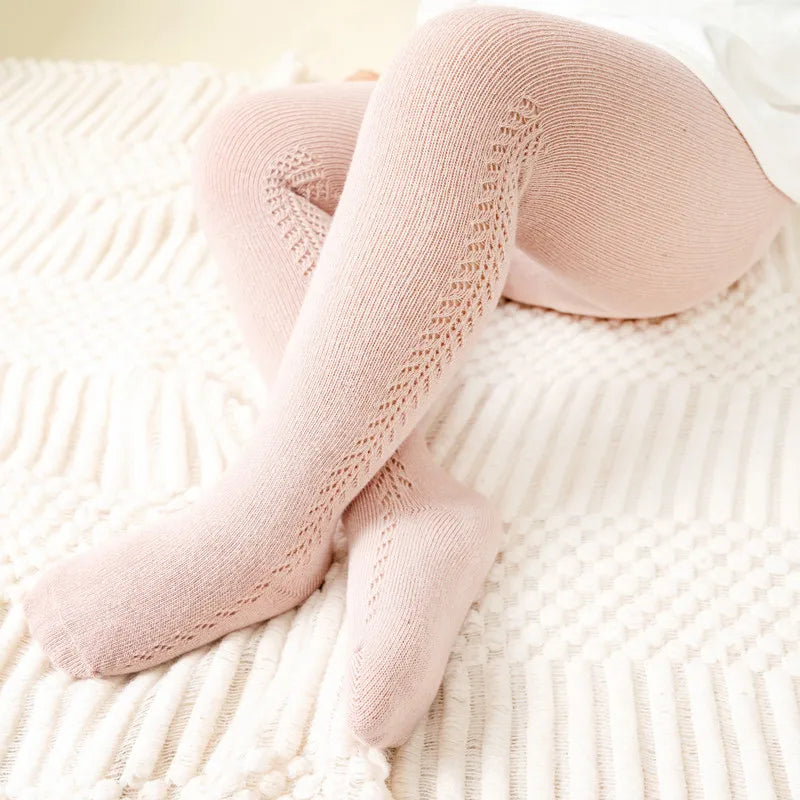 Atmungsaktive Baumwoll-Strumpfhosen für Mädchen – Festes, bequemes Design, niedliche Motive, ideal für 0-5 Jahre, perfekt für Alltag und Freizeit