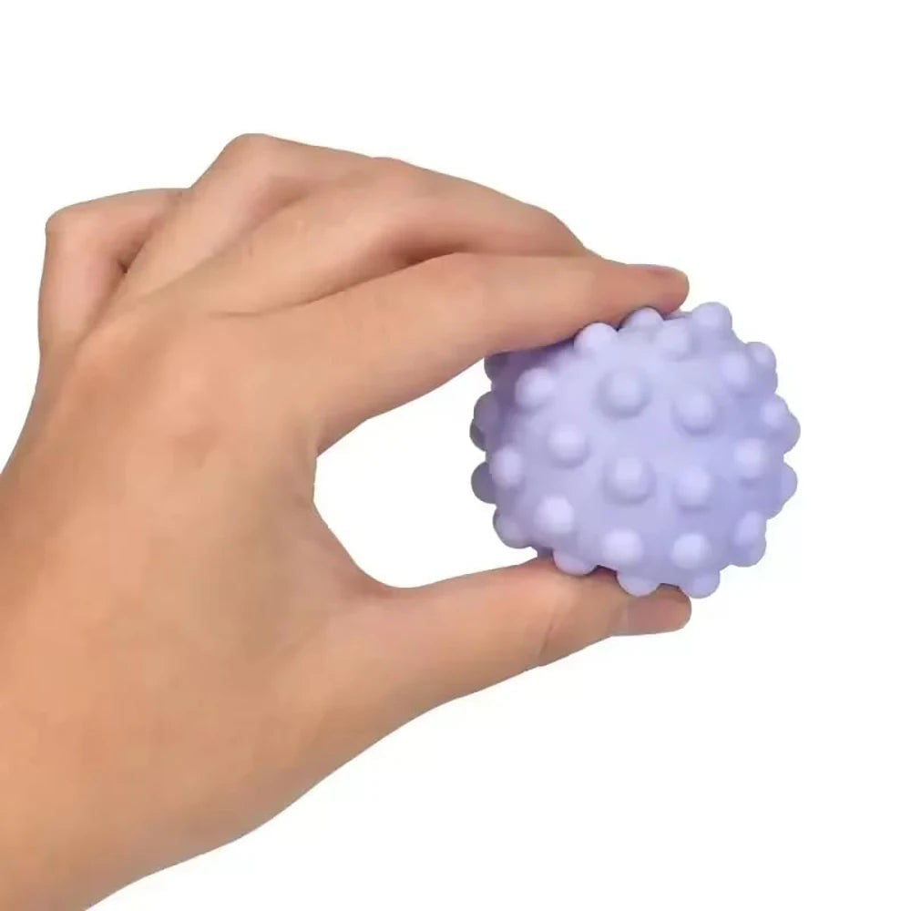 6 Stück strukturierte Multi-Ball-Set entwickeln taktile Sinne Spielzeug Baby Touch Hand Ball Spielzeug Training Ball Massage weiche Bälle Kinder Geschenke