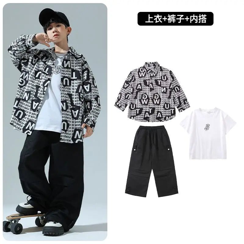 Lässiges Hip-Hop-Set – Streetwear für Jungen und Mädchen