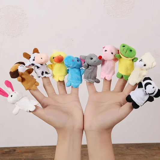 10er Set Tier Fingerpuppen – Fantasievolles Spiel & Frühe Bildung für Kinder
