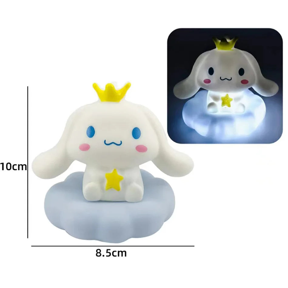 Sanrios Nachtlicht "Wolke der Träume" mit Kuromi, Cinnamoroll & Pochacco
