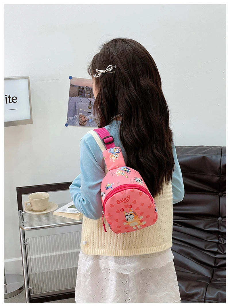 Bluey & Bingo Cartoon Rucksack für Kinder