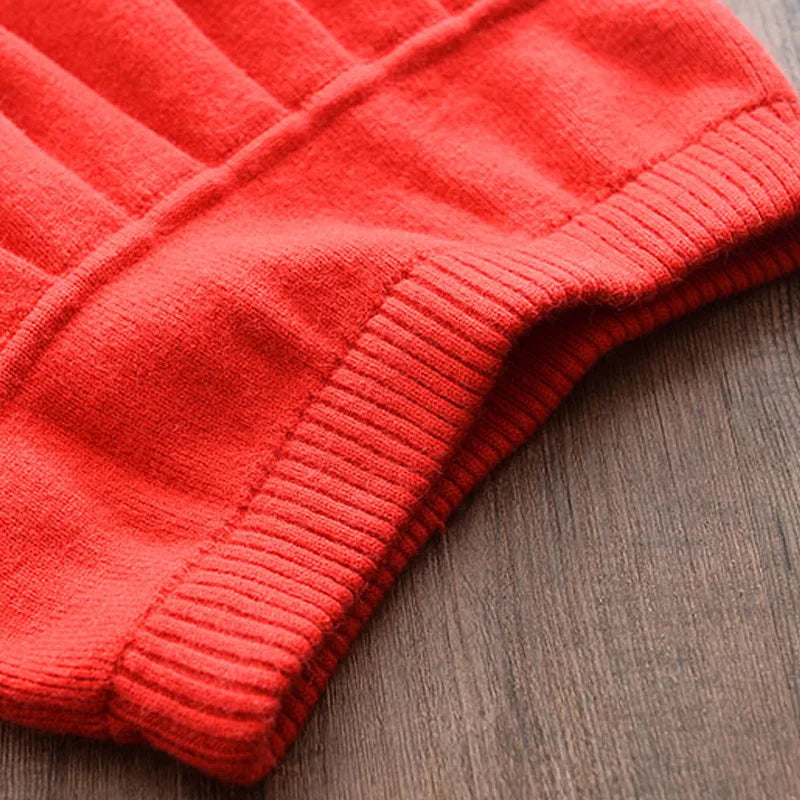 Bear Leader Herbst-Winter-Set – Gestrickter Pullover und Rock für Mädchen