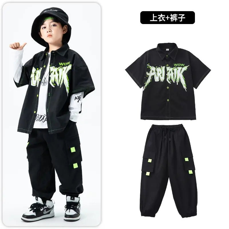Lässiges Hip-Hop-Set – Streetwear für Jungen und Mädchen