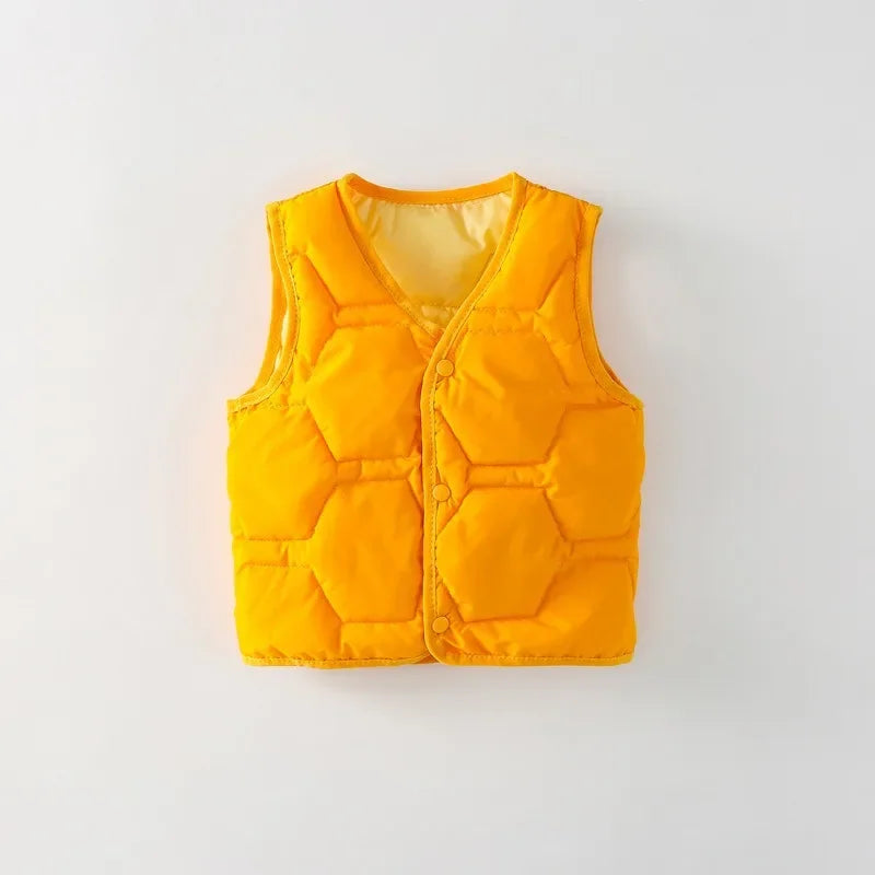 Unisex Winter-Weste für Kinder – Warme, gefütterte Weste für Babys und Kleinkinder