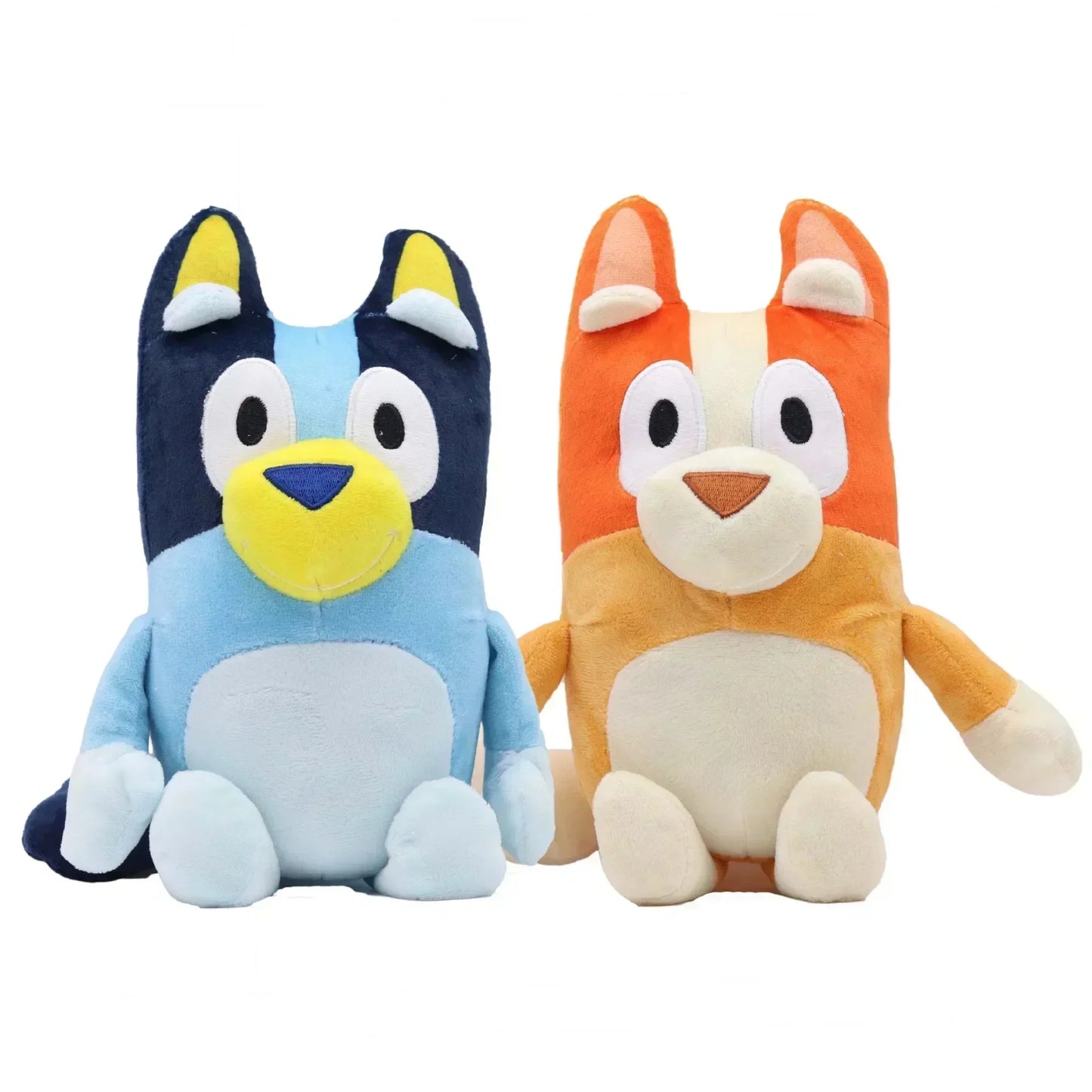 Plüschpuppen Bluey & Bingo ( 15 cm / 30 cm )  – Die kuscheligen Helden aus der TV-Serie