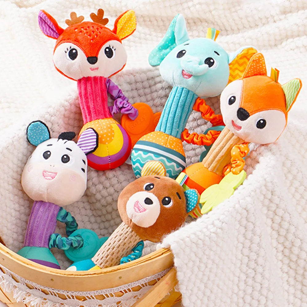 Super süße Stofftierrasseln – Das perfekte Babyspielzeug für kleine Entdecker!